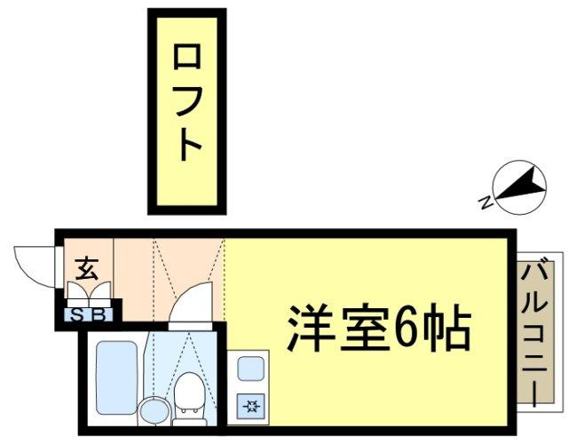 スカイピア新小岩Ⅱの間取り