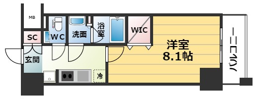 【間取り】 | ザ・パークハビオ塚本