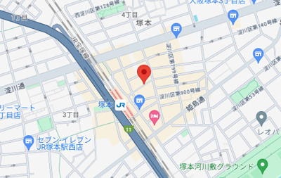 【地図】 | ザ・パークハビオ塚本