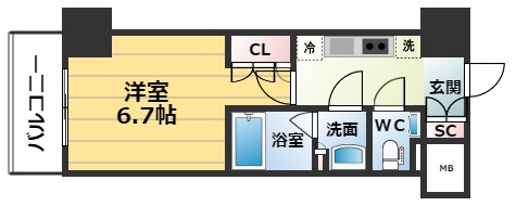 【間取り】 | ザ・パークハビオ塚本