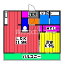 【間取り】 | ソフィーユ・メゾン南福岡の間取り