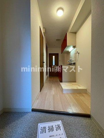 ドエル天満橋の玄関