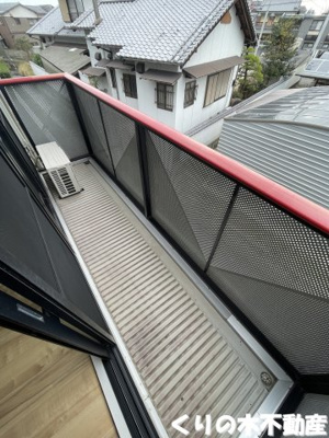 【バルコニー】 | フレグランス上ノ山　A棟 | お洗濯にも便利なバルコニー付き