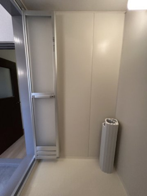 【浴室】 | ファミリー春 | 1枚ドアと違い、折戸だと浴室から出る時の動線も楽です！