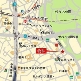 【地図】 | ブランズ渋谷代々木公園