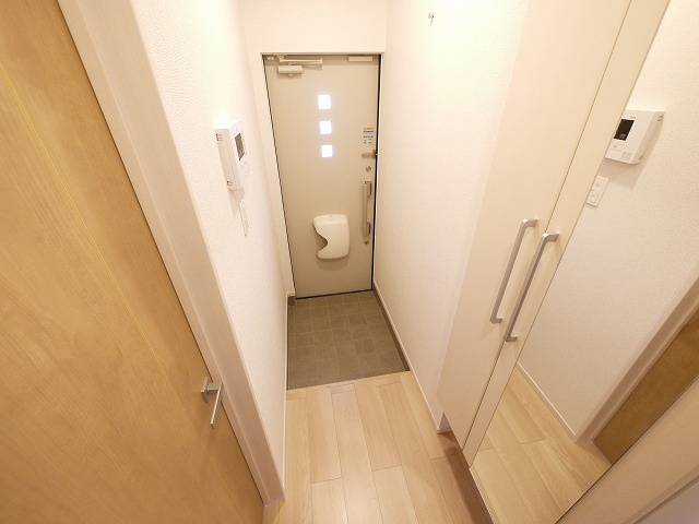 ベルソレイユⅡの玄関|シンプルで使いやすい玄関です