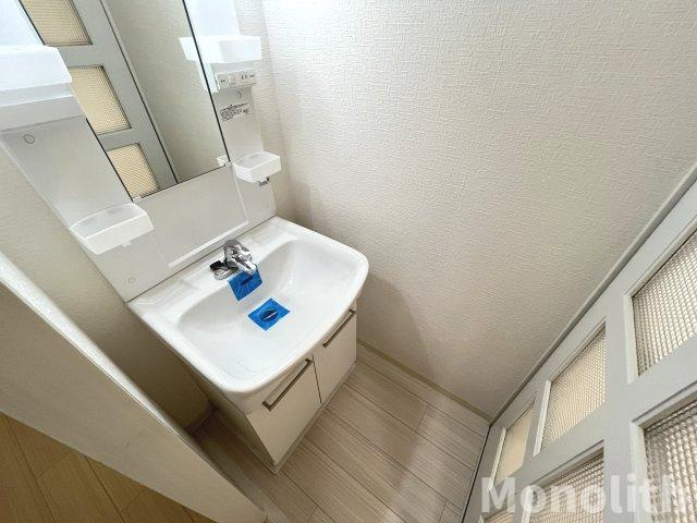 津久野南６号棟の洗面所