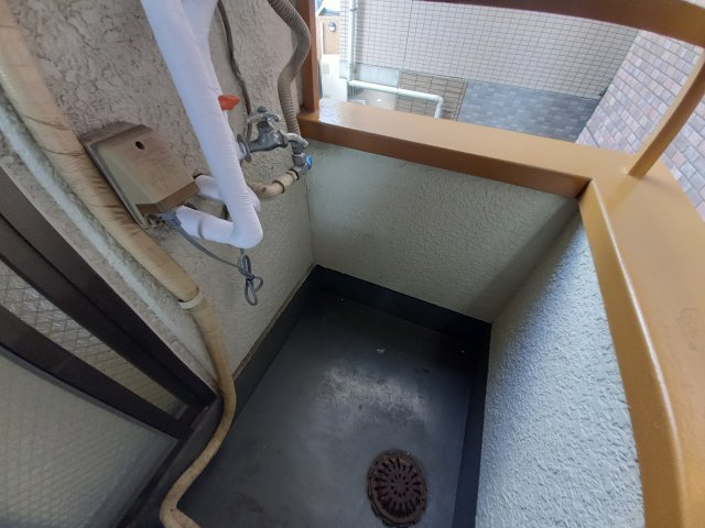 ジュネパレスコージーキャビンのバルコニー