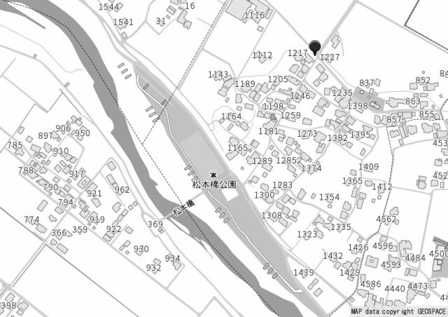 売土地　氷川町島地の地図