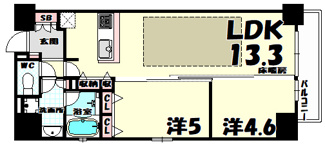 【間取り】 | クロスレジデンス神戸元町クロスレジデンス神戸元町(アーバネックスみなと元町2)