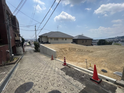 【前面道路含む現地写真】 | 箕面市箕面２丁目　土地　１号地