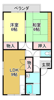 【間取り】 | ハイツＩＴＯ