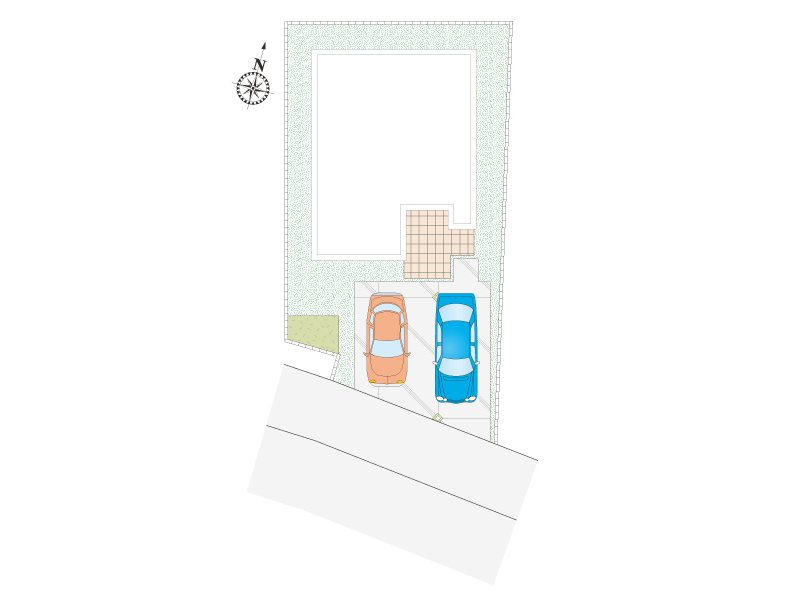 上尾市大字今泉5区画　5号棟
駐車２台可能