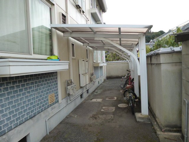 倉敷市児島阿津２丁目のアパートのその他共用部分|自転車置き場