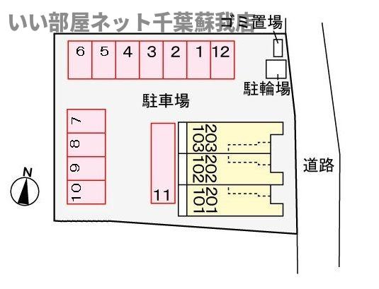 パールエイトの区画図