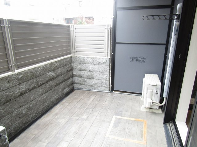 山崎マンション15のバルコニー