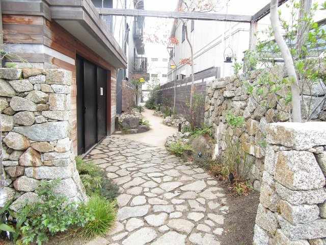 山崎マンション15のエントランス