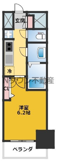 【間取り】 | メイクス矢場町 | 間取りです。