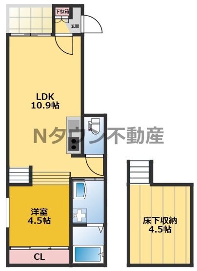 【間取り】 | ラフィーネ大曽根 | 間取りです。