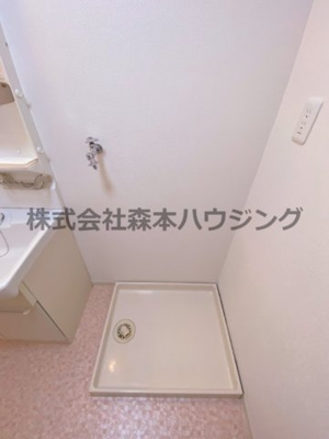 【設備】 | 　エクレール・やぐら | 室内洗濯機置き場です