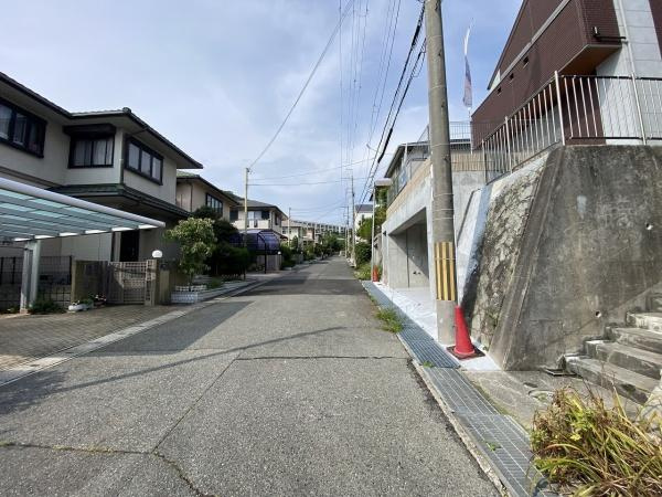 【前面道路含む現地写真】 | 須磨区多井畑東町　新築戸建