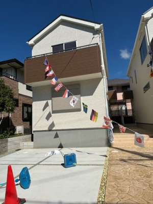 【外観】 | 神戸市西区学園東町7丁目　新築戸建1号棟　仲介手数料無料！ | 西区学園東町7　新築1号棟　仲介手数料無料！