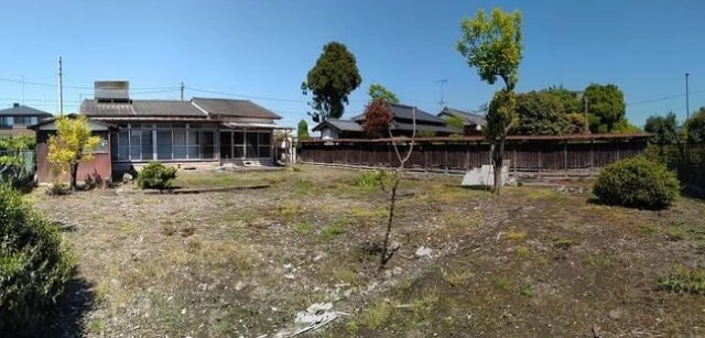 小山市松沼　土地の外観