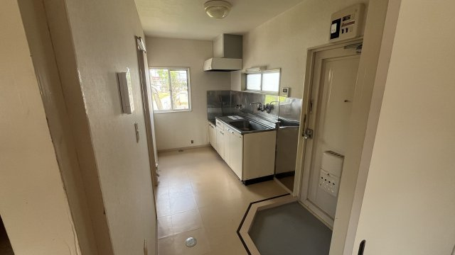 コーポアカツキＩの玄関