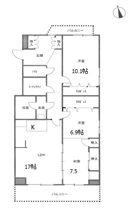 【間取り】の画像