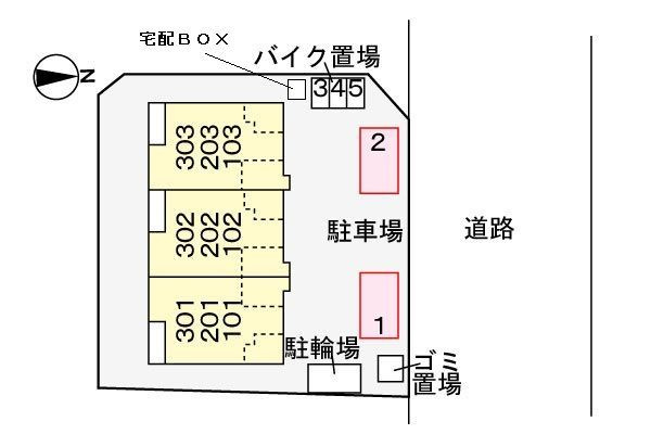 サンベリーの区画図