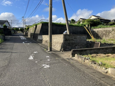 【前面道路含む現地写真】 | いちき串木野市東島平町356土地