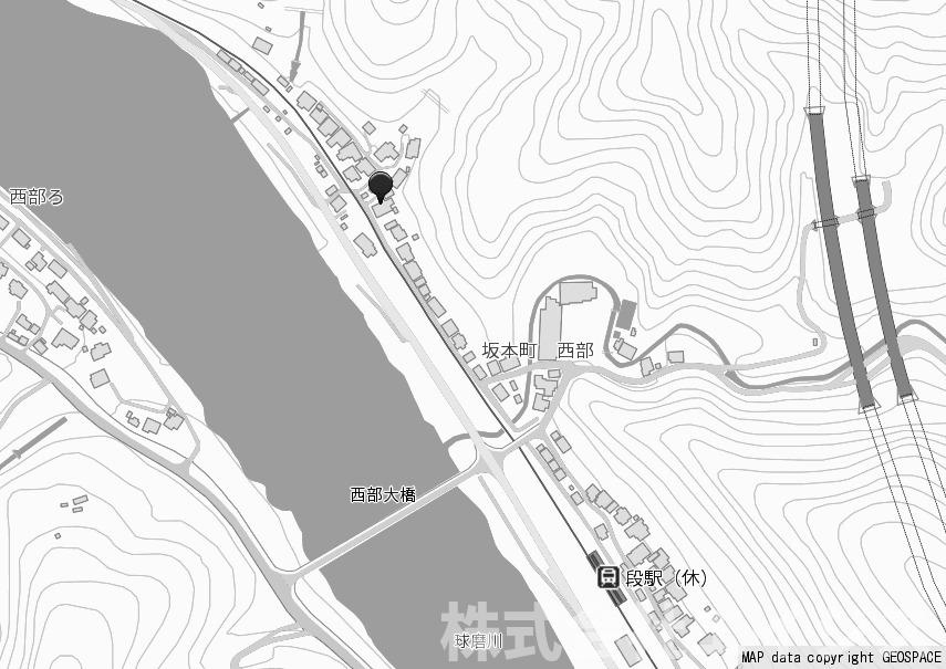 坂本町西部売土地の地図