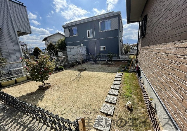 氷川町宮原　中古戸建の庭|お庭の付いた物件です