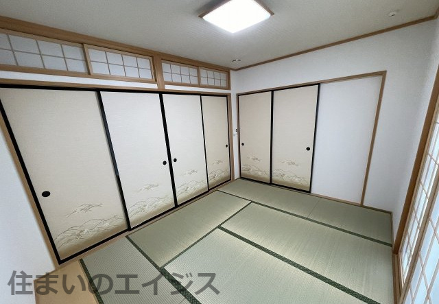 氷川町宮原　中古戸建の和室|落ち着いた雰囲気の和室付きです