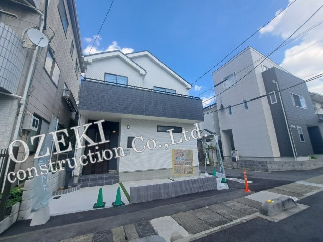 越谷市蒲生東町新築　耐震等級3のIDS工法の外観