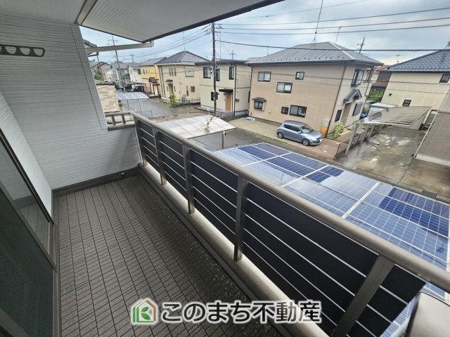 宇都宮市宝木本町　中古戸建のバルコニー|南向きバルコニーがございます！
陽当りが確保されておりますので洗濯物も速乾です！