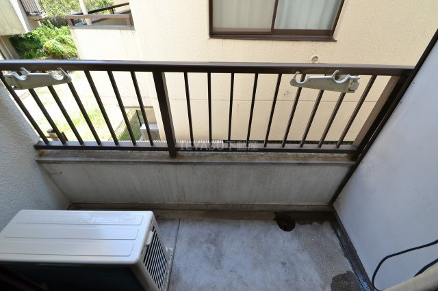 広島市中区白島中町の賃貸マンションのバルコニー