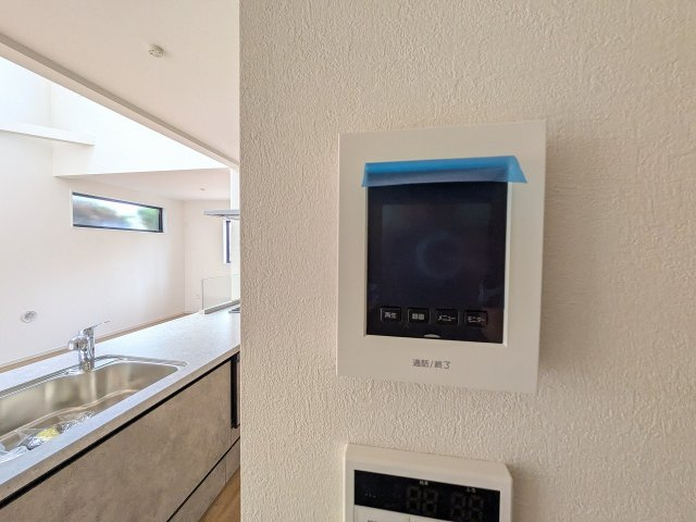 八王子市　横川町　新築一戸建て　５期のセキュリティ|～TVモニター付インターホン　訪問者の確認に便利です～