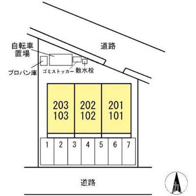 【区画図】 | シャルマン本庄