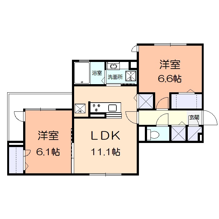 Gran Courtの間取り