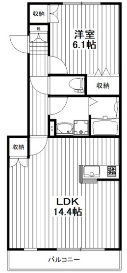 【間取り】 | キュロコ千歳船橋