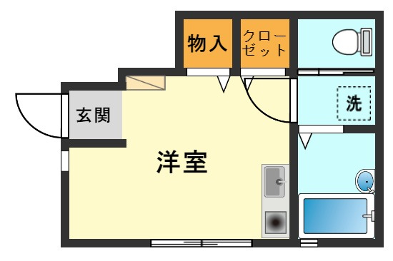 メゾンAの間取り