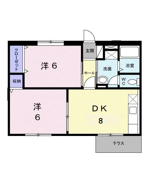 アーバン不知火Ｖの間取り
