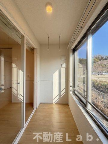 グローリー竹崎　Ⅲのバルコニー