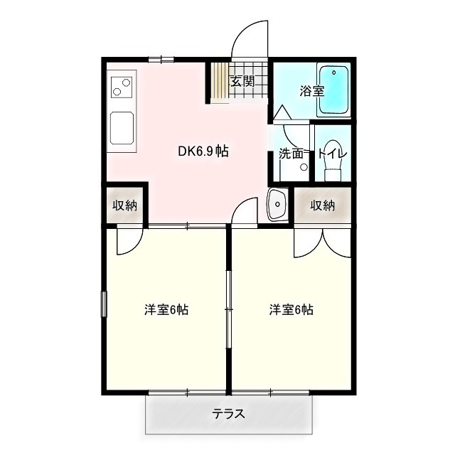 スカイアイランドの間取り