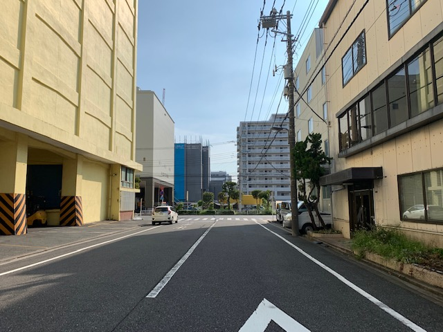 江東区枝川２丁目の倉庫の周辺