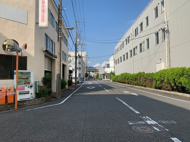 江東区枝川２丁目の倉庫の周辺