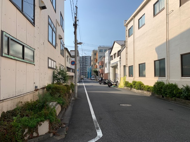 江東区枝川２丁目の倉庫の周辺