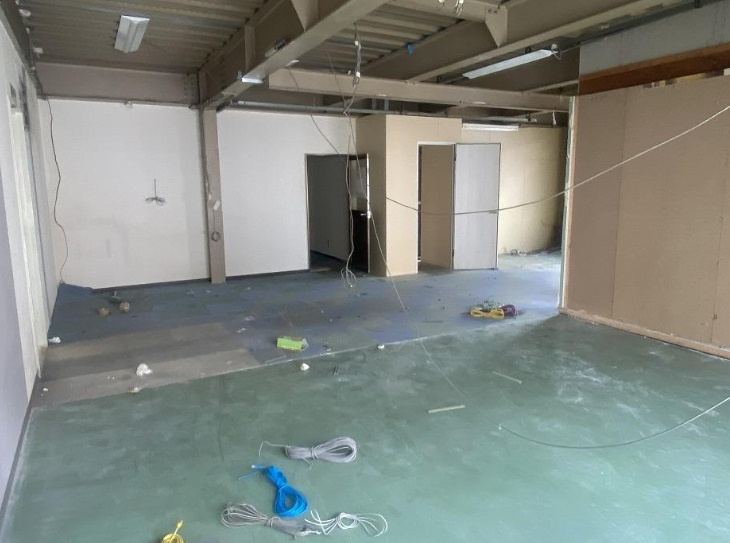 江東区枝川２丁目の倉庫の内装