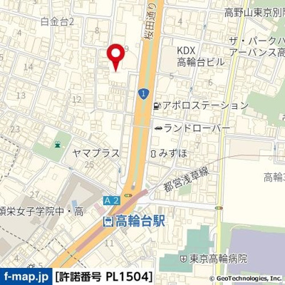 【地図】 | アトラス白金台レジデンス
